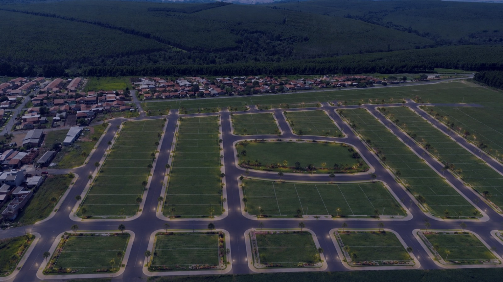 Loteamento Exclusiva Urbanismo - vista aérea